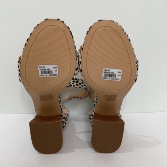 Addition Elle Wide Ankle Strap Cheetah Print Sandal size 10W NWOB - Picture 7 of 9